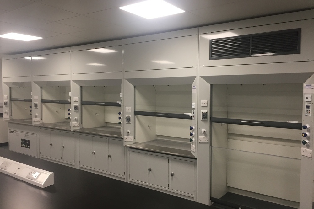 Ducted fume cupboards by DSS